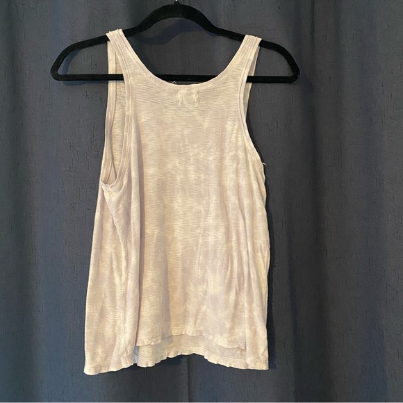 Nation LTD tie dye racer back tank blue/white size medium - Picture 2 of 3